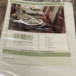 Christmas mantel scarf